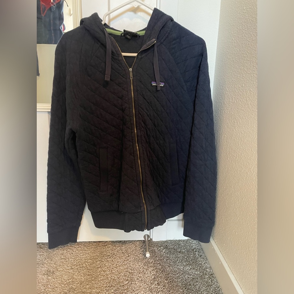 Navy Blue Patagonia Quilted Jacket